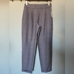 Forever 21 Black and Red Plaid‎ Work Trousers